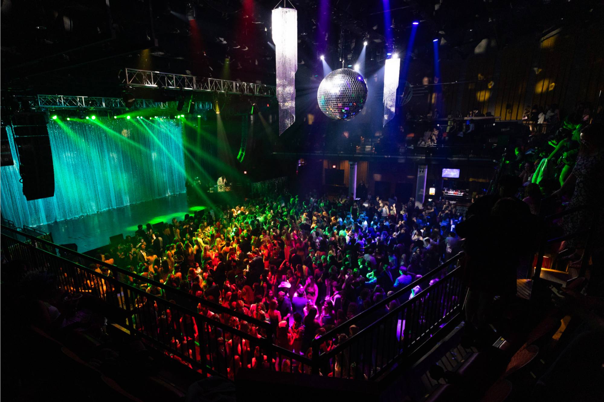 President's ball attendees dancing